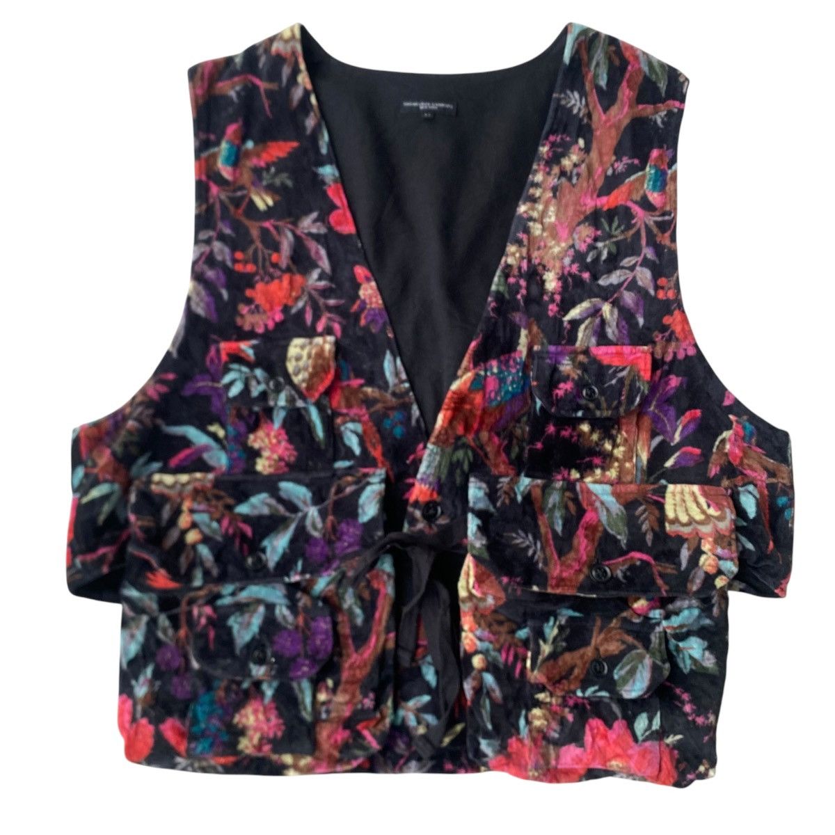 Engineered Garments Cover Vest in Nylon Micro Ripstop Primaloft
