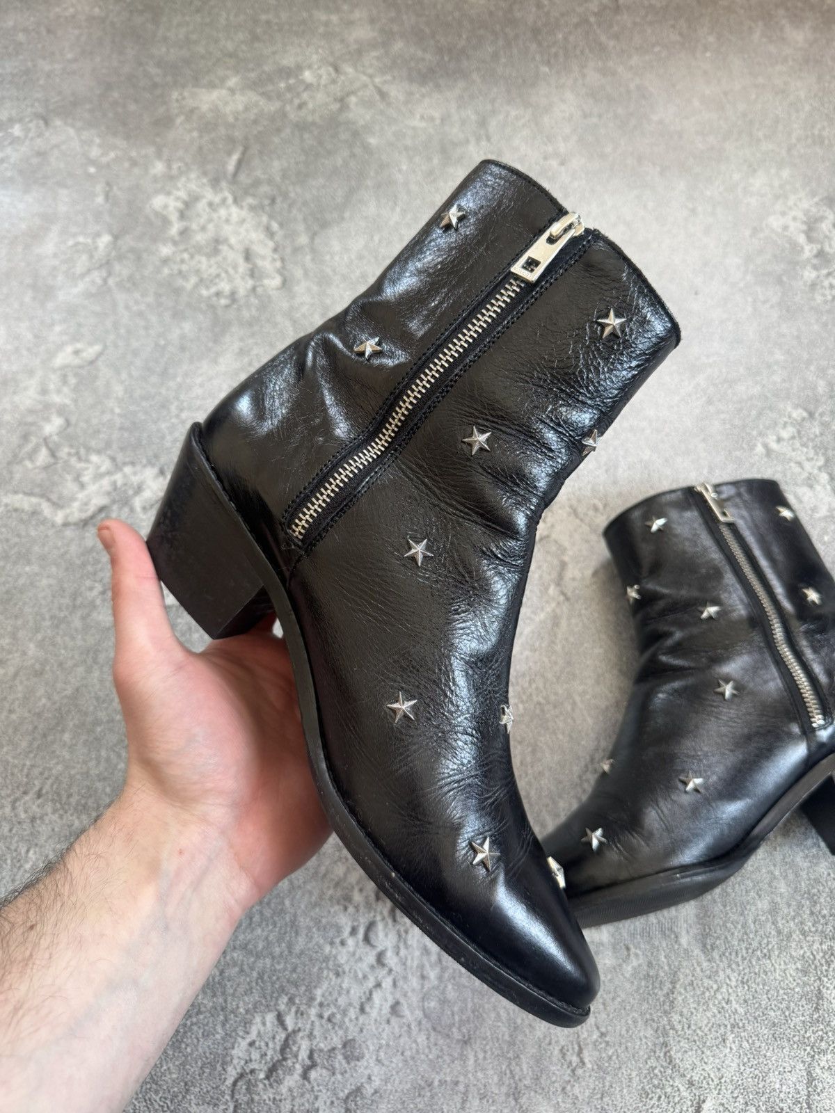 Zadig & Voltaire Zadig & Voltaire tyler pointed tor star studded ankle boots Size US 9 / IT 39 - 16 Thumbnail