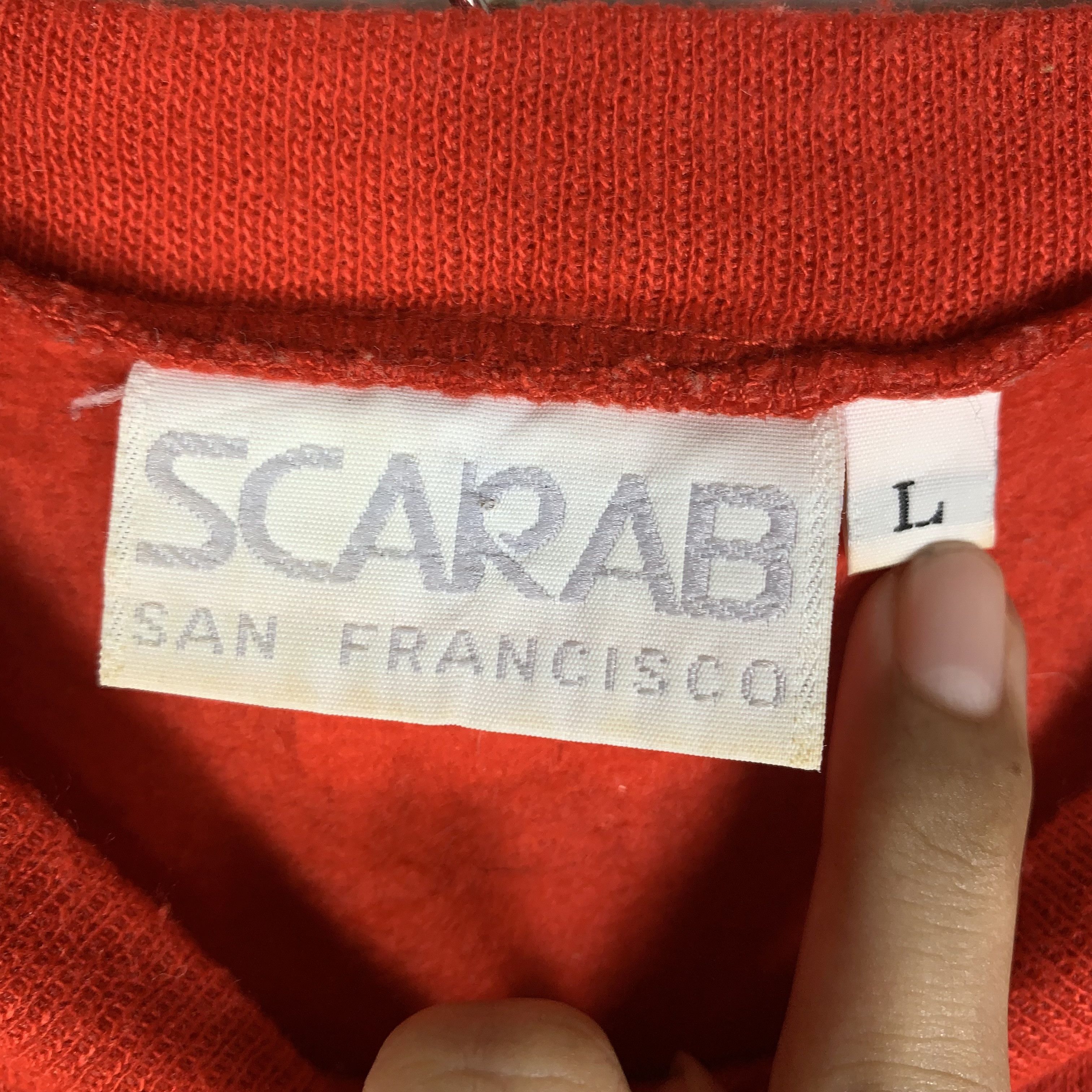 Vintage Vintage 1984 SCARAB San Fransisco AOP Sweatshirt Crewneck Size US S / EU 44-46 / 1 - 4 Thumbnail