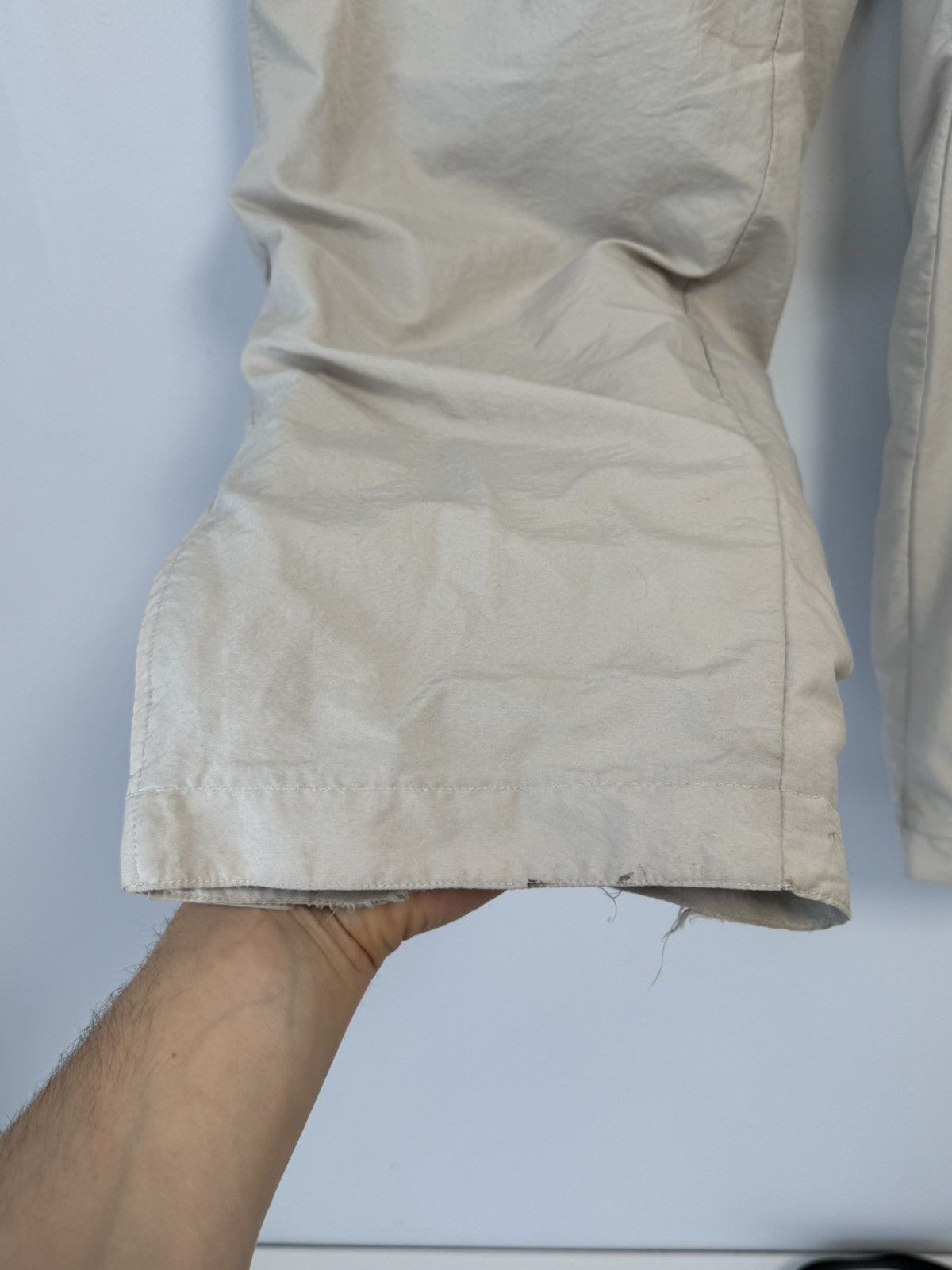Nike Nike Vintage Nylon Pants Beige Swoosh Y2K Style Size US 34 / EU 50 - 4 Thumbnail