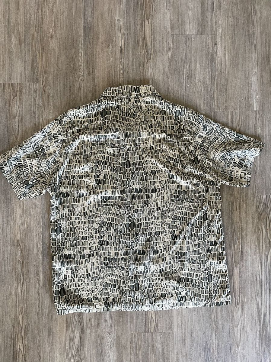 Stussy Stussy Croc Pattern Silk Shirt Size US M / EU 48-50 / 2 - 2 Thumbnail