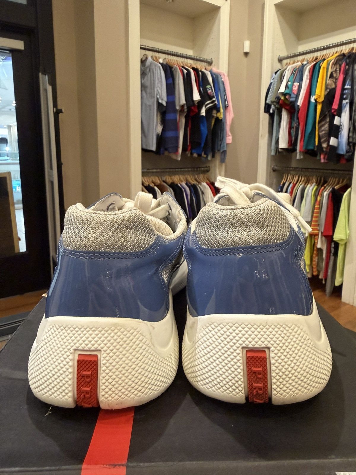 Prada Prada Americas Cup -Marina Blue Silver Size US 7 / EU 40 - 6 Thumbnail