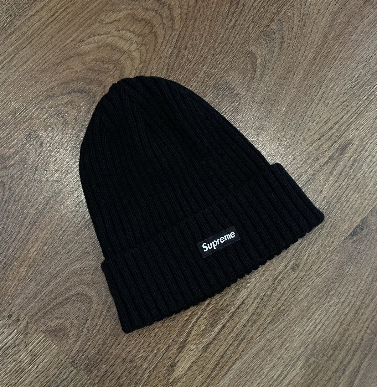 Supreme Supreme overdyed beanie black | Grailed