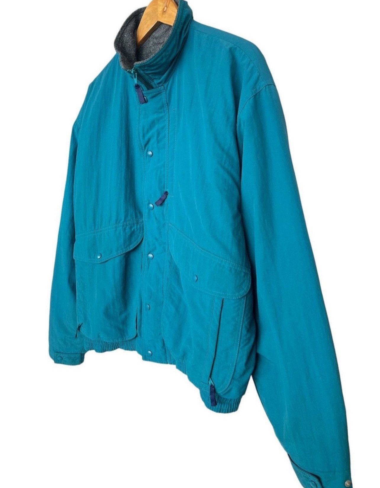 L.L. Bean Vintage 90s LL Bean Button Up Green Jacket Made In Usa Size US L / EU 52-54 / 3 - 5 Thumbnail