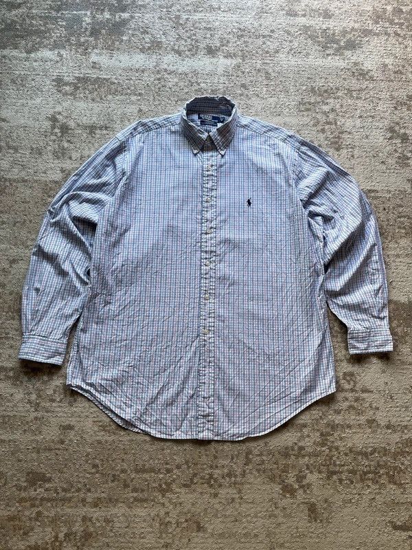 Polo Ralph Lauren Polo Ralph Lauren Sz 16 1/2 Checked Shirt Small Pony Size US L / EU 52-54 / 3 - 1 Thumbnail