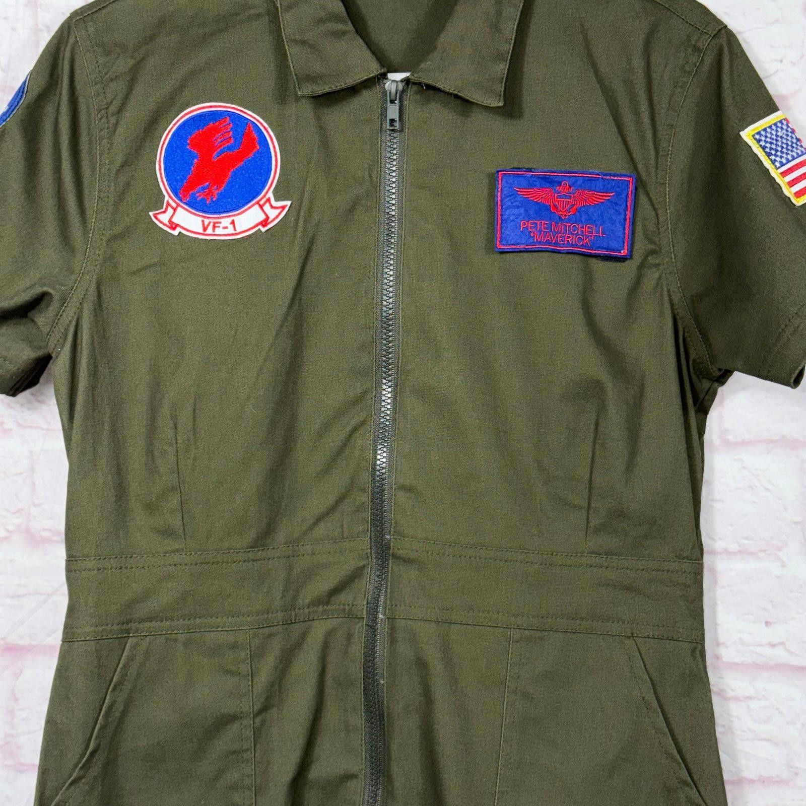 Other Top Gun Medium Women's Flight Suit Dress Size ONE SIZE - 2 Thumbnail