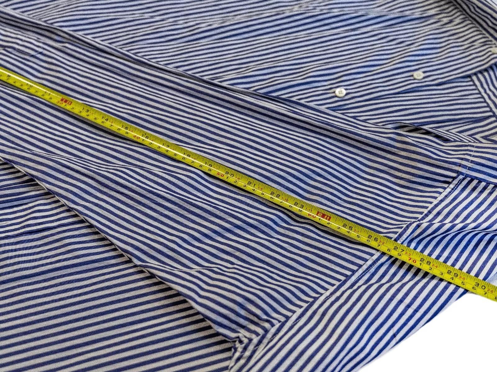 Balenciaga Balenciaga Blue Asymmetrical Twisted Poplin Boyfriend Shirt Size XS / US 0-2 / IT 36-38 - 11 Thumbnail
