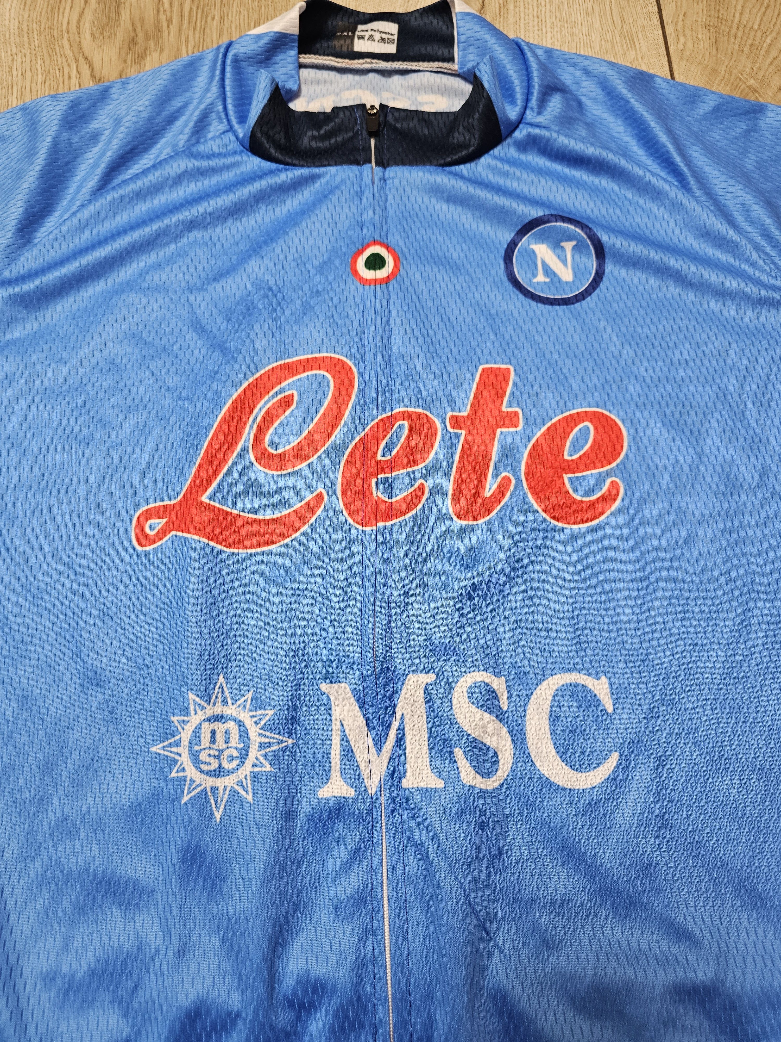 Other NAPOLI CYCLING JERSEY VELO SHIRT TEAM BLUE NAPOLI CYCLING Size US XXL / EU 58 / 5 - 3 Thumbnail