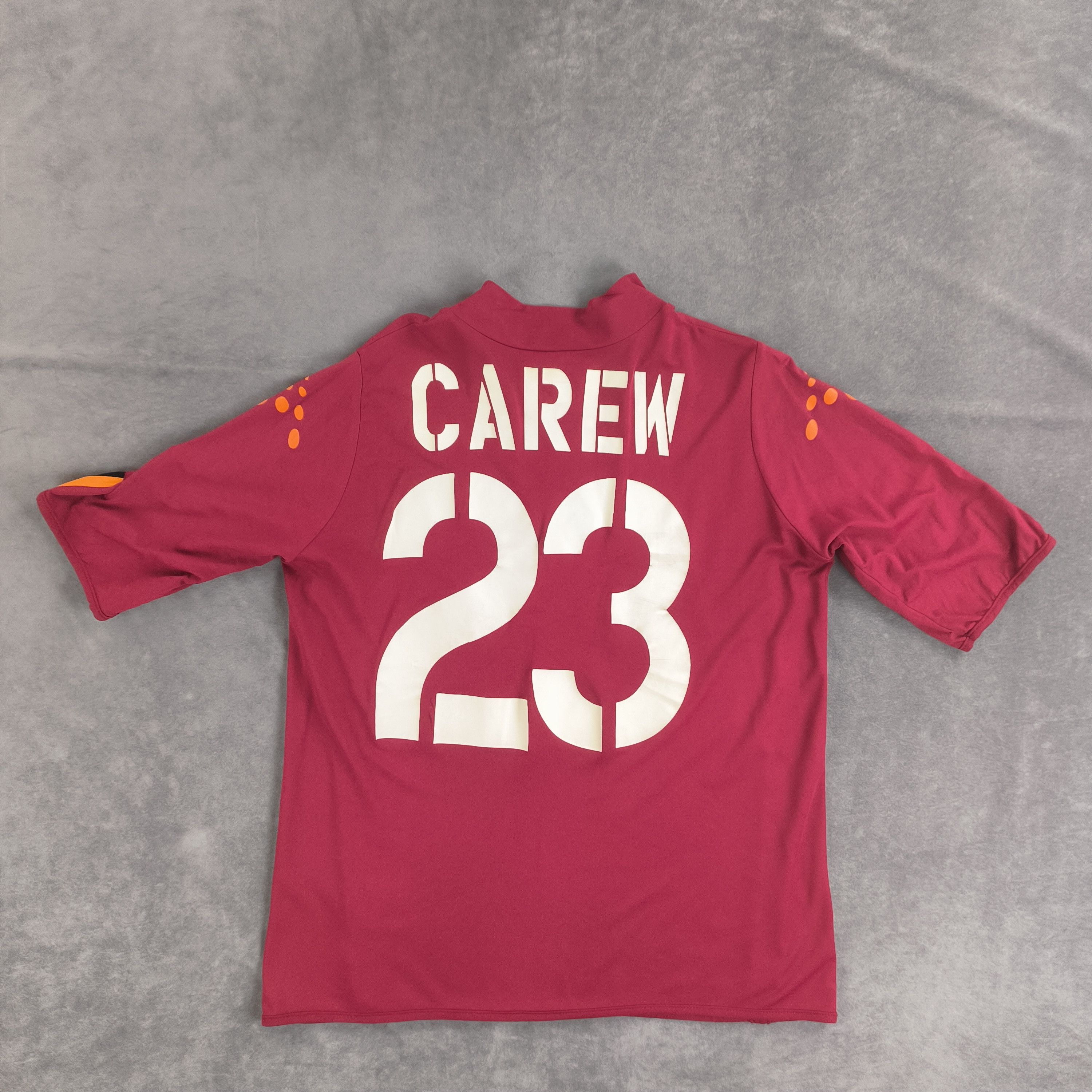 Diadora AS Roma 2003-04 Diadora home John Carew football jersey sz M Size US M / EU 48-50 / 2 - 1 Thumbnail