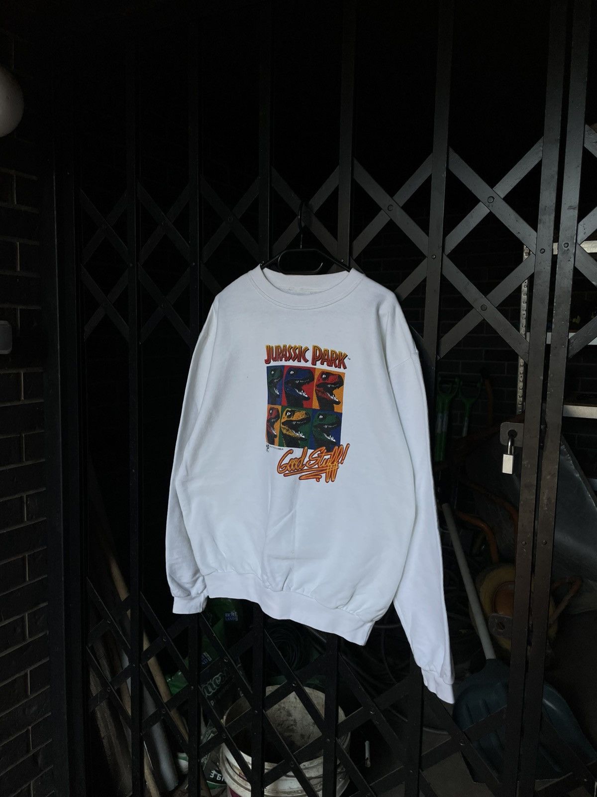 Universal Studios × Vintage Vintage Boxy Jurassic Park LSD Good Stuff Sweatshirt 1993 Size US M / EU 48-50 / 2 - 3 Thumbnail
