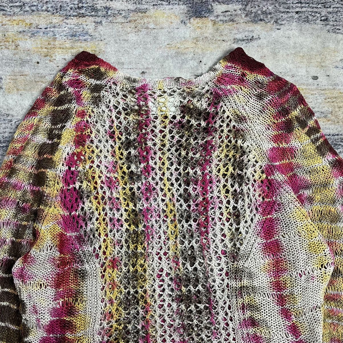 Zadig & Voltaire Y2k Zadig & Voltaire tye dye multicolor open knit Size M / US 6-8 / IT 42-44 - 9 Thumbnail