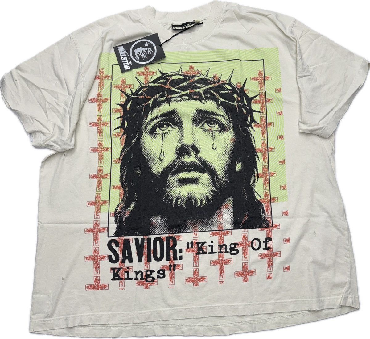 HELLSTAR Hellstar Savior T-shirt Size 3XL Size US XXL / EU 58 / 5 - 1 Thumbnail