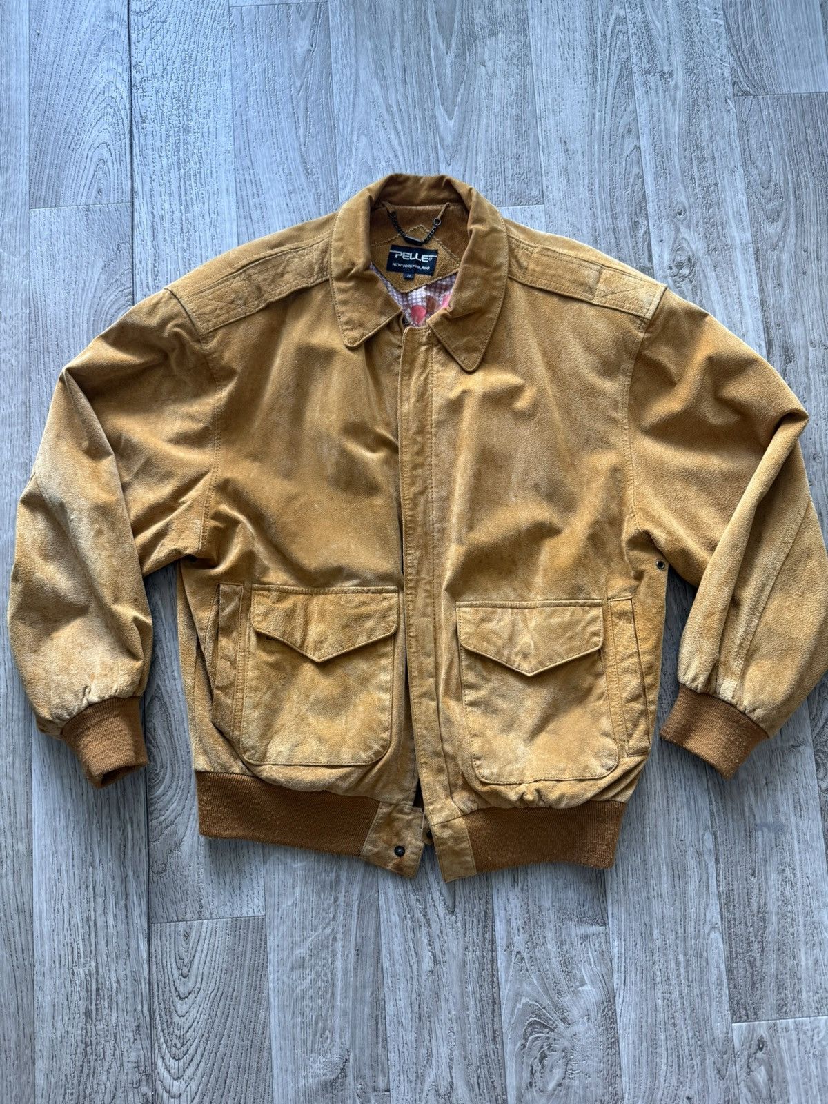Other Vintage Pelle Suede Leather Jacket Size US M / EU 48-50 / 2 - 1 Thumbnail
