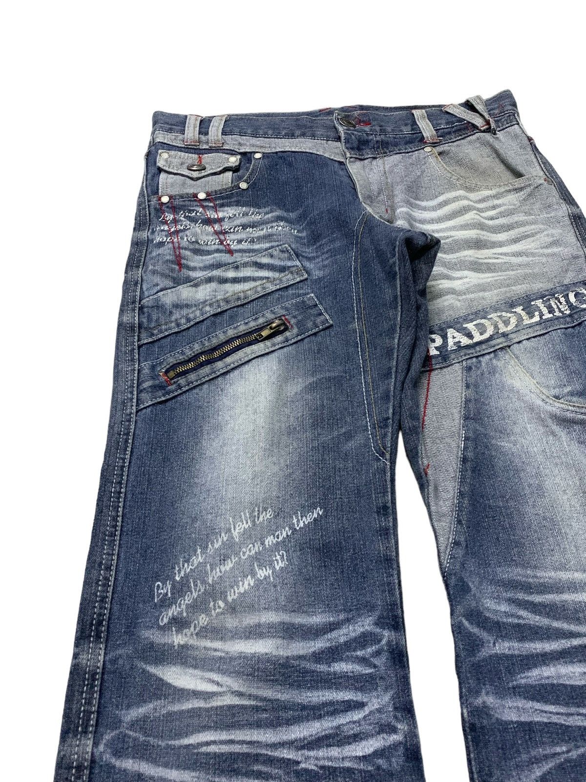Affliction Hung Five Multipocket Stud Sin Angel Affliction Poems Pants Size US 32 / EU 48 - 8 Thumbnail