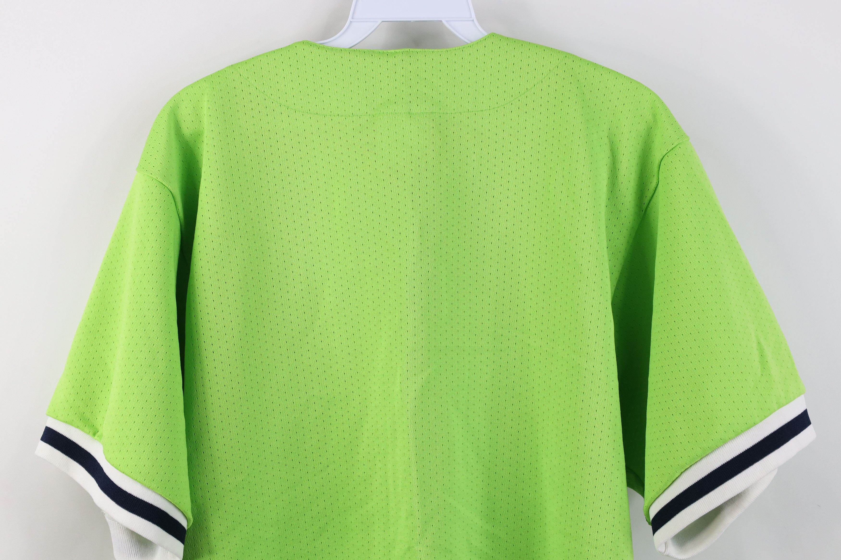 Majestic Vintage 90s Y2K Majestic Baseball Jersey Lime Green USA Size US M / EU 48-50 / 2 - 13 Thumbnail