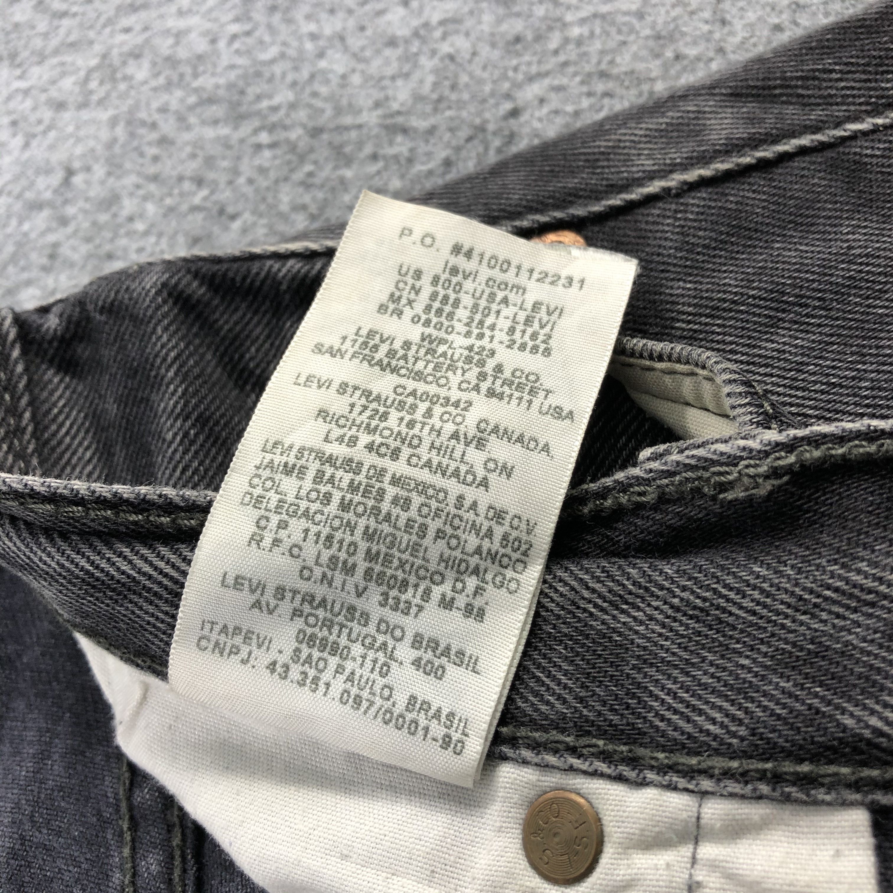 Levi's Vintage Distress Levis 501 Jeans-JM1615 Size US 35 - 13 Thumbnail