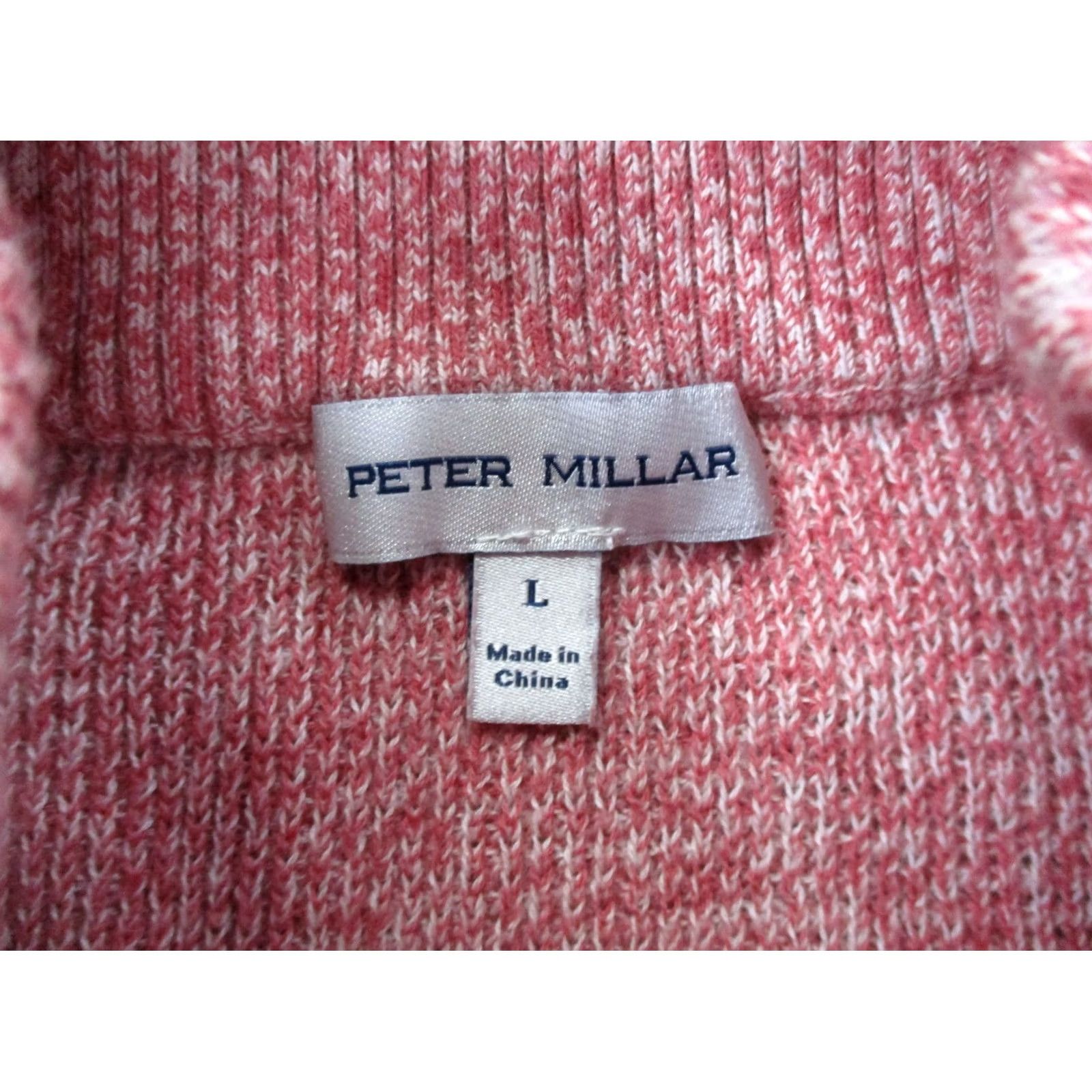 Peter Millar Peter Millar Sweater Mens L Active Performance Stretch Pullover Red Knit Wool Cotton 1/4 Zip Thermal Lightweight Golf Tennis Walking Full Zip? Size US L / EU 52-54 / 3 - 6 Thumbnail