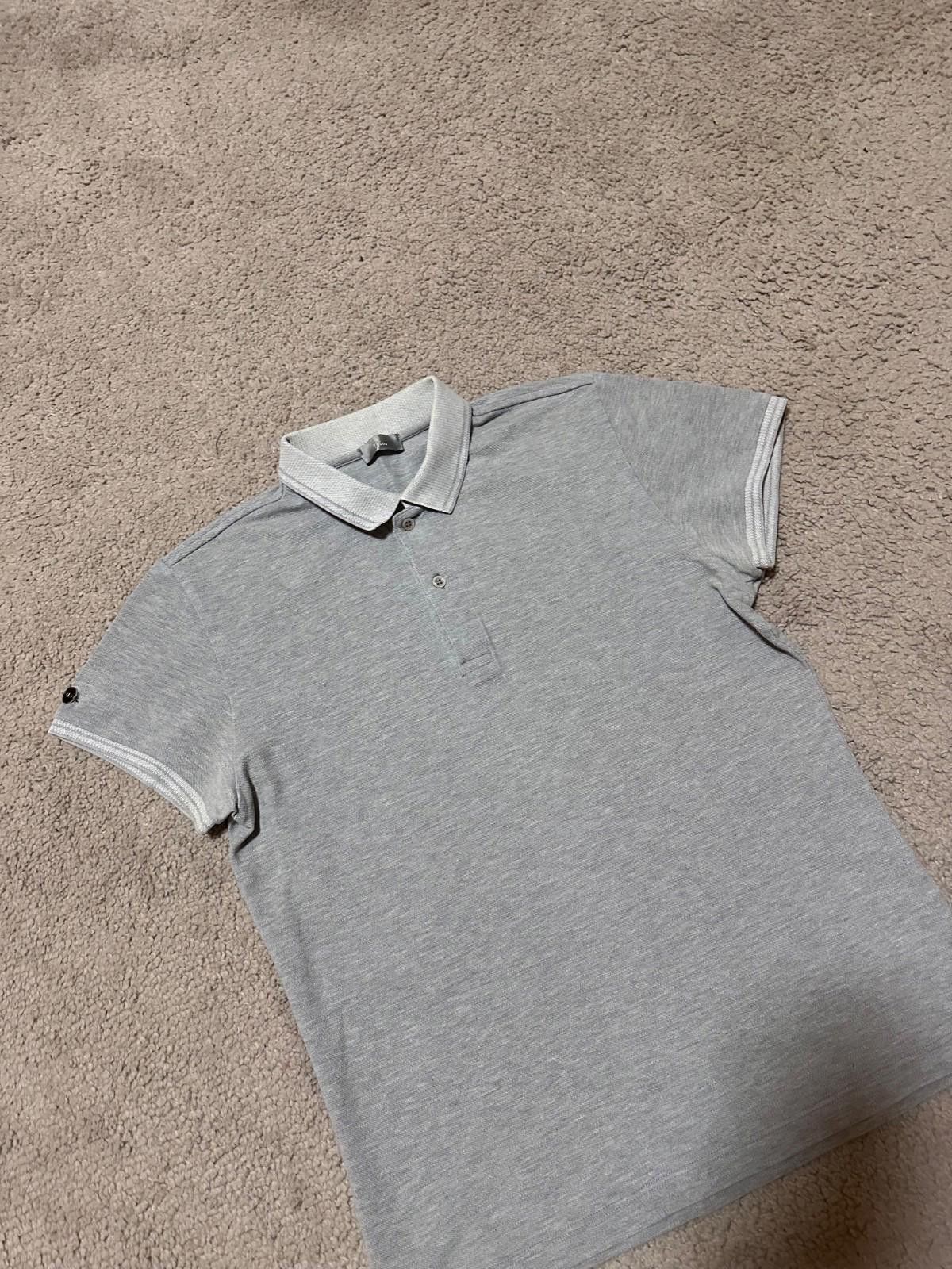 Dior Dior Icon Polo Shirt Gray Cotton Sz 46 Size US M / EU 48-50 / 2 - 3 Thumbnail