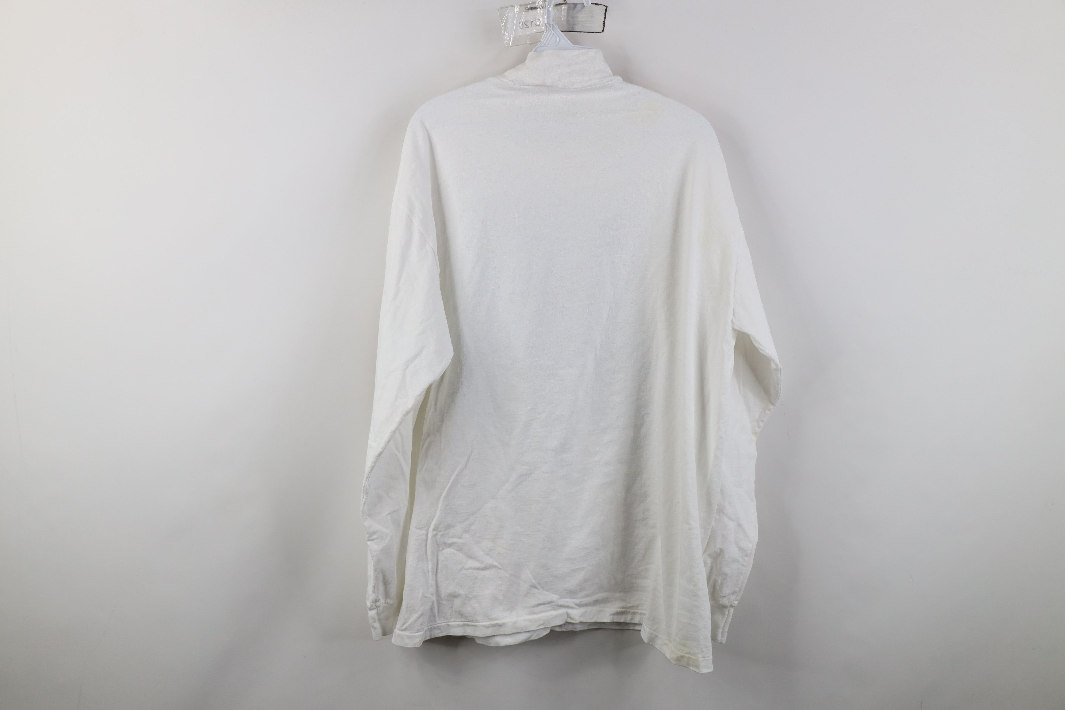 Vintage Vintage 90s University of Michigan Mock Neck T-Shirt Size XL / US 12-14 / IT 48-50 - 10 Thumbnail