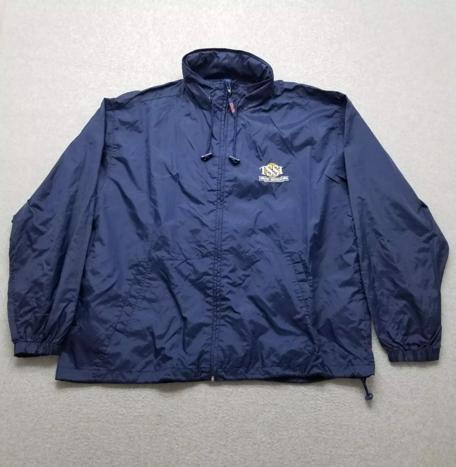 Dunbrooke Dunbrooke Rain Jacket Mens XL Nylon Windbreaker Hoodie Size US XL / EU 56 / 4 - 1 Thumbnail