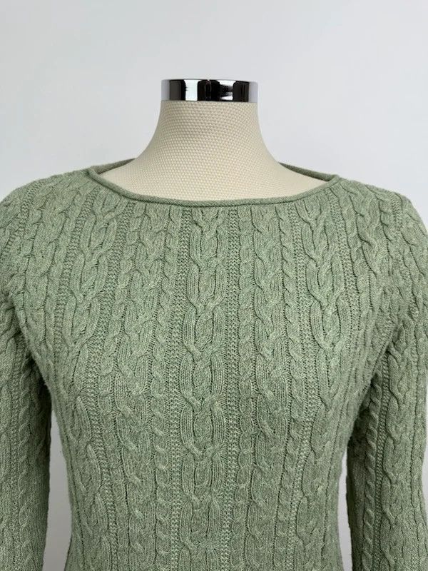 Lauren Ralph Lauren Maglia Ralph Lauren cotone trecce verde Donna L Size L / US 10 / IT 46 - 2 Thumbnail