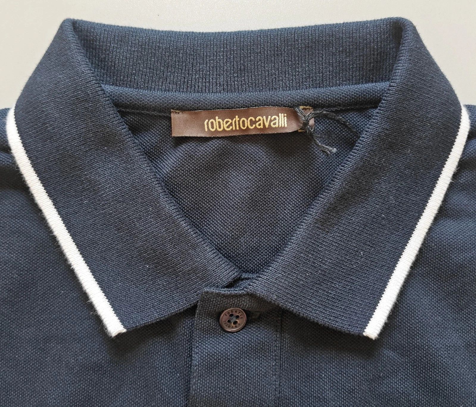 Roberto Cavalli Robert Cavalli RC Monogram-Embroidered Polo Shirt T / 6001 Size US XL / EU 56 / 4 - 5 Thumbnail