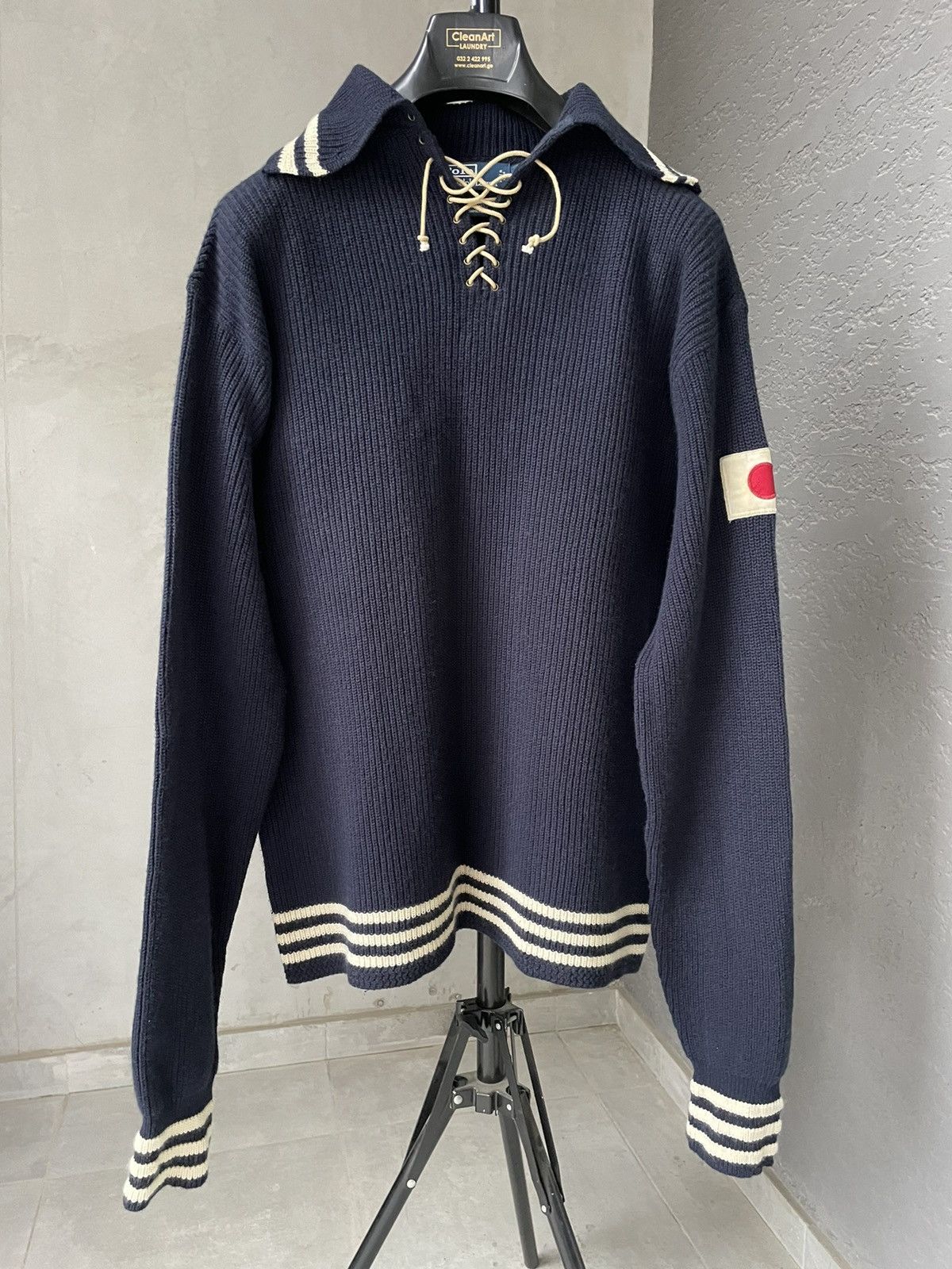 Polo Ralph Lauren Vintage Ralph Lauren Knit Sweater Japan Cashmere Blue XXL Size US XXL / EU 58 / 5 - 5 Thumbnail