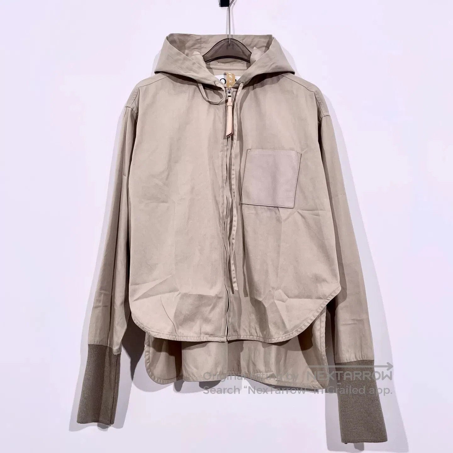 Loewe Loewe Beige Zip Hooded Jacket. Size US S / EU 44-46 / 1 - 1 Thumbnail