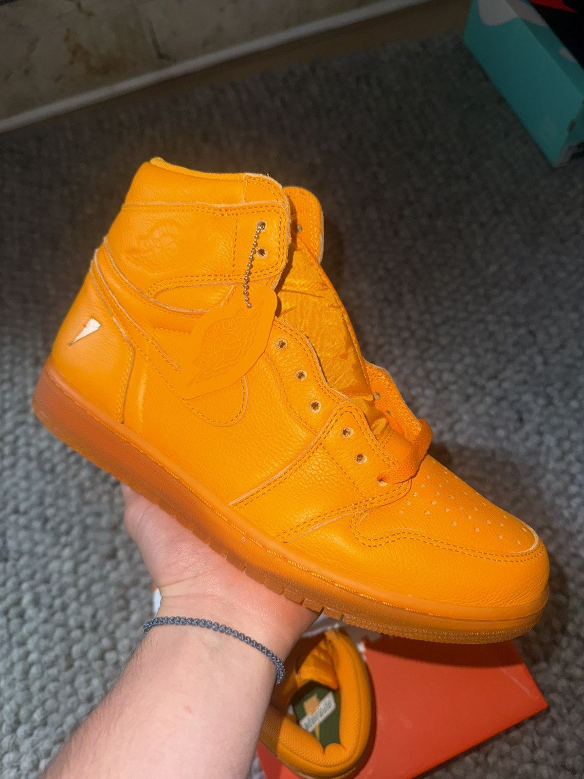 Jordan Brand Jordan 1 Retro High Gatorade Orange Peel Size US 10.5 / EU 43-44 - 10 Thumbnail