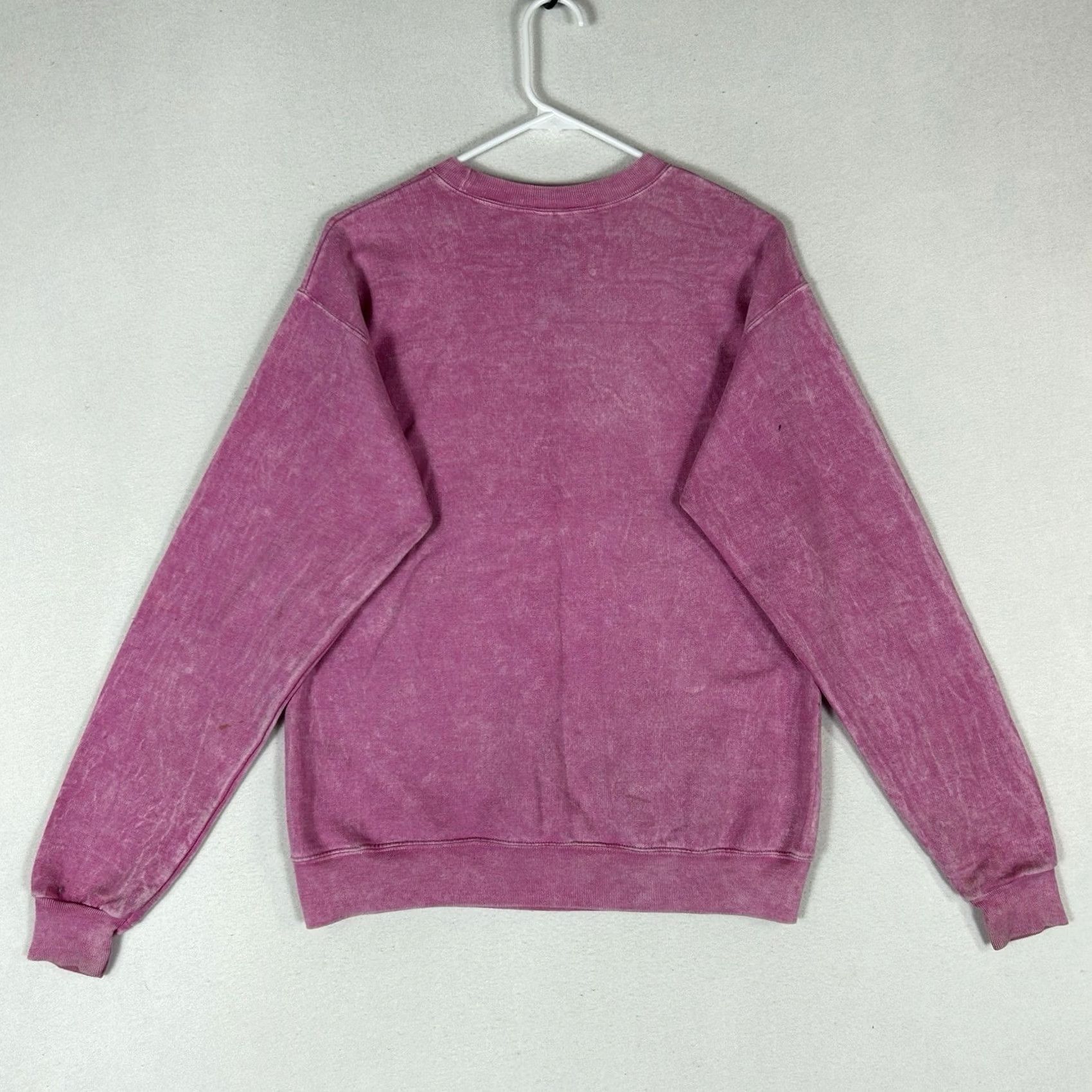 Pinko Nirvana Graphic Smiley Sweatshirt Women's Small Pink Crew Pullover Long Sleeve Size S / US 4 / IT 40 - 5 Thumbnail