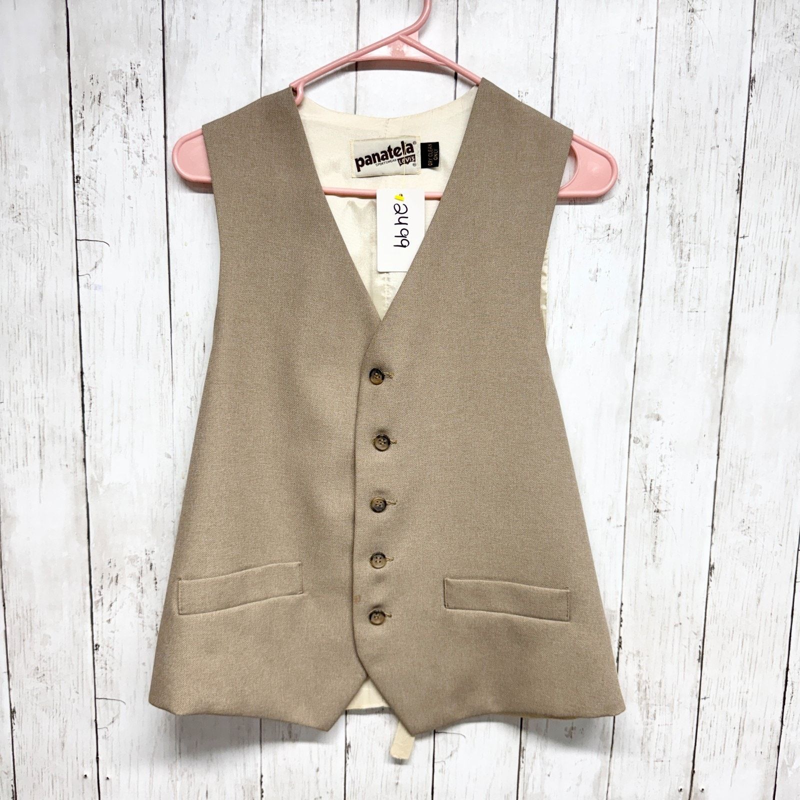 Levi's Vtg Panatela Levi's Vest Chest 41" Blended Fabric Sleeveless Size US L / EU 52-54 / 3 - 1 Thumbnail