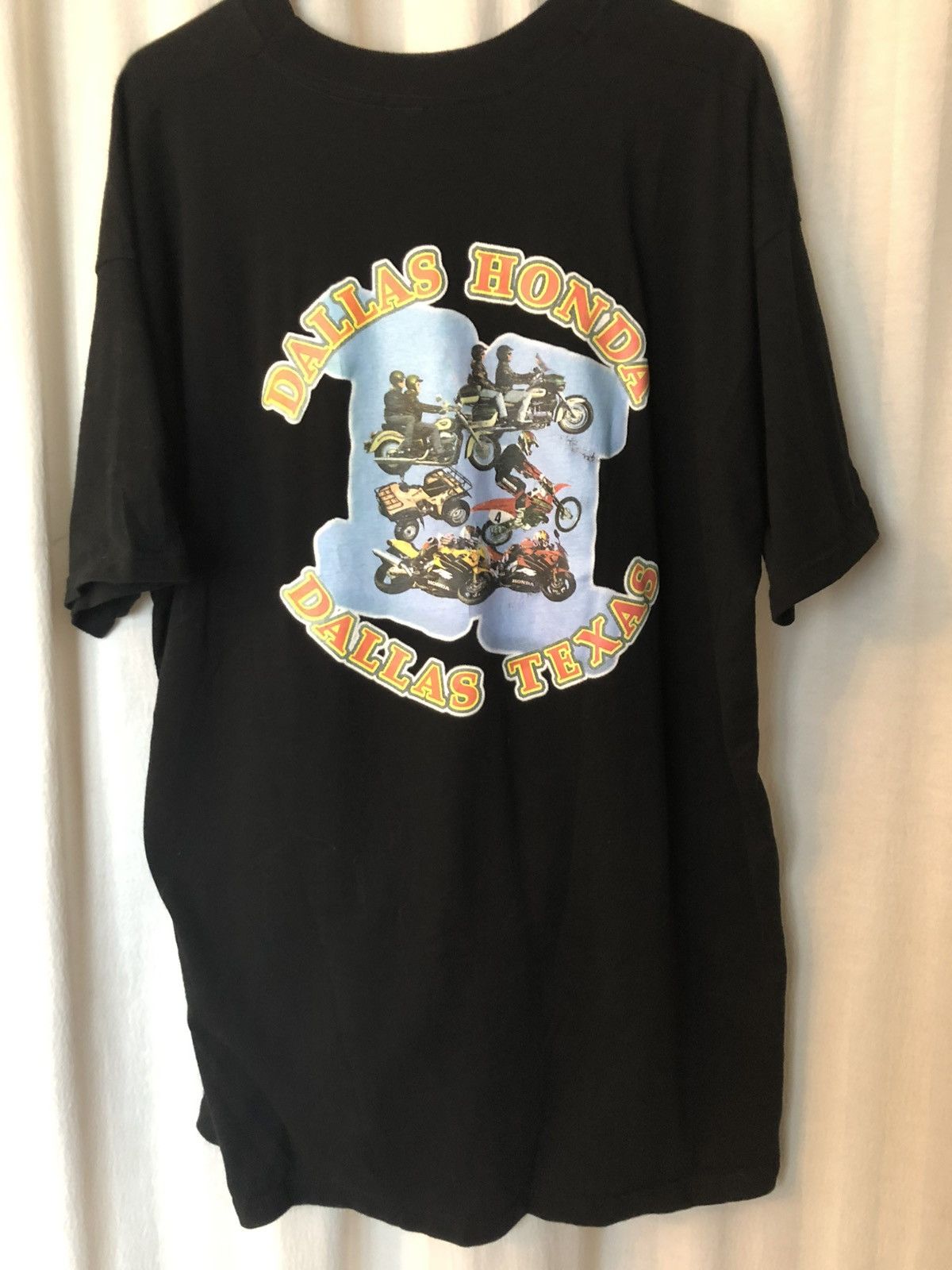 Fruit Of The Loom Tee: Al lamb’s ducati dallas honda biker shirt dbl sided xxl Size US XXL / EU 58 / 5 - 2 Thumbnail