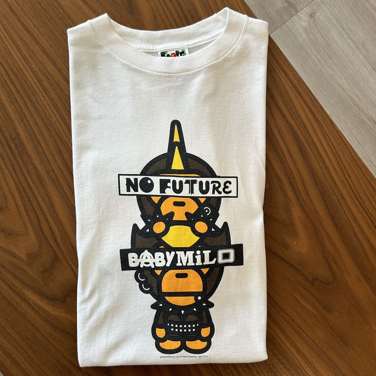 Bape OG 2010 Bape x No future baby Milo tee | Grailed