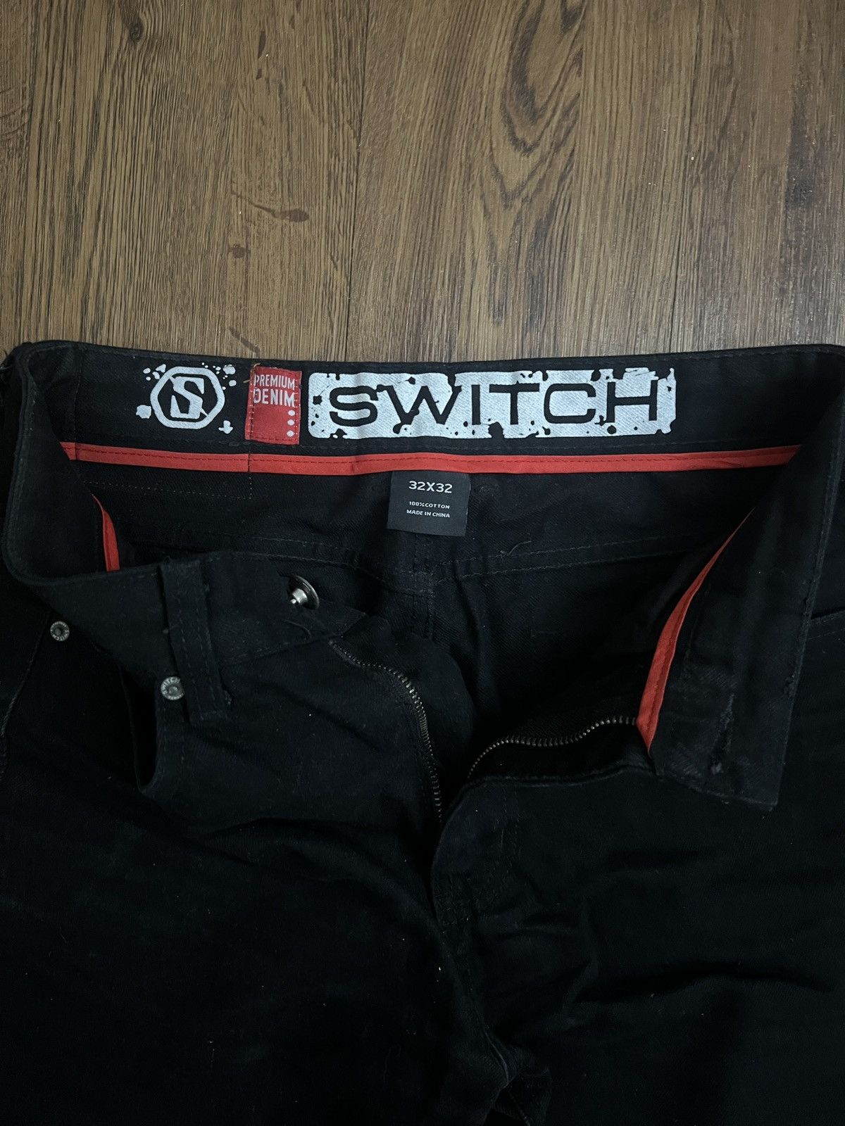 Vintage Switch New York and Co Black Straight Denim Pants Size US 30 / EU 46 - 2 Thumbnail