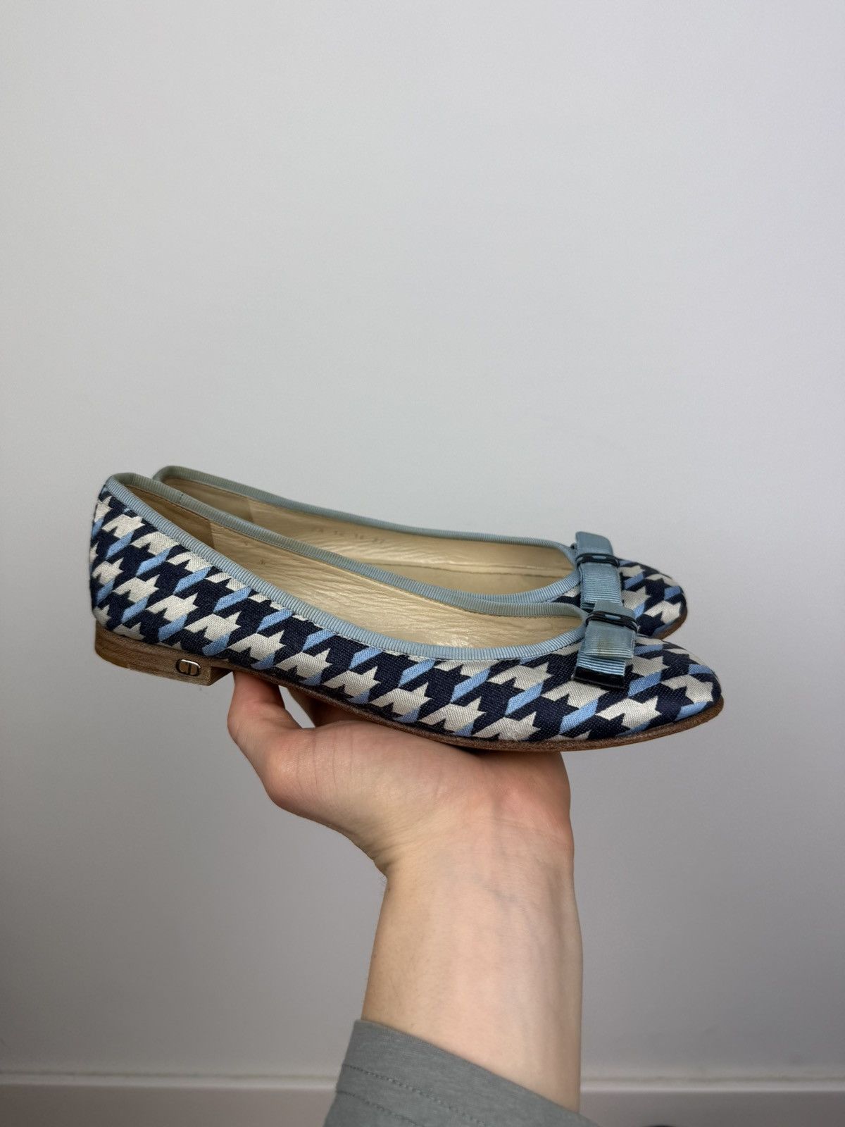 Dior × Vintage *sz37* DIOR CD Ballet Flats Y2k vintage Size US 7 / IT 37 - 1 Thumbnail