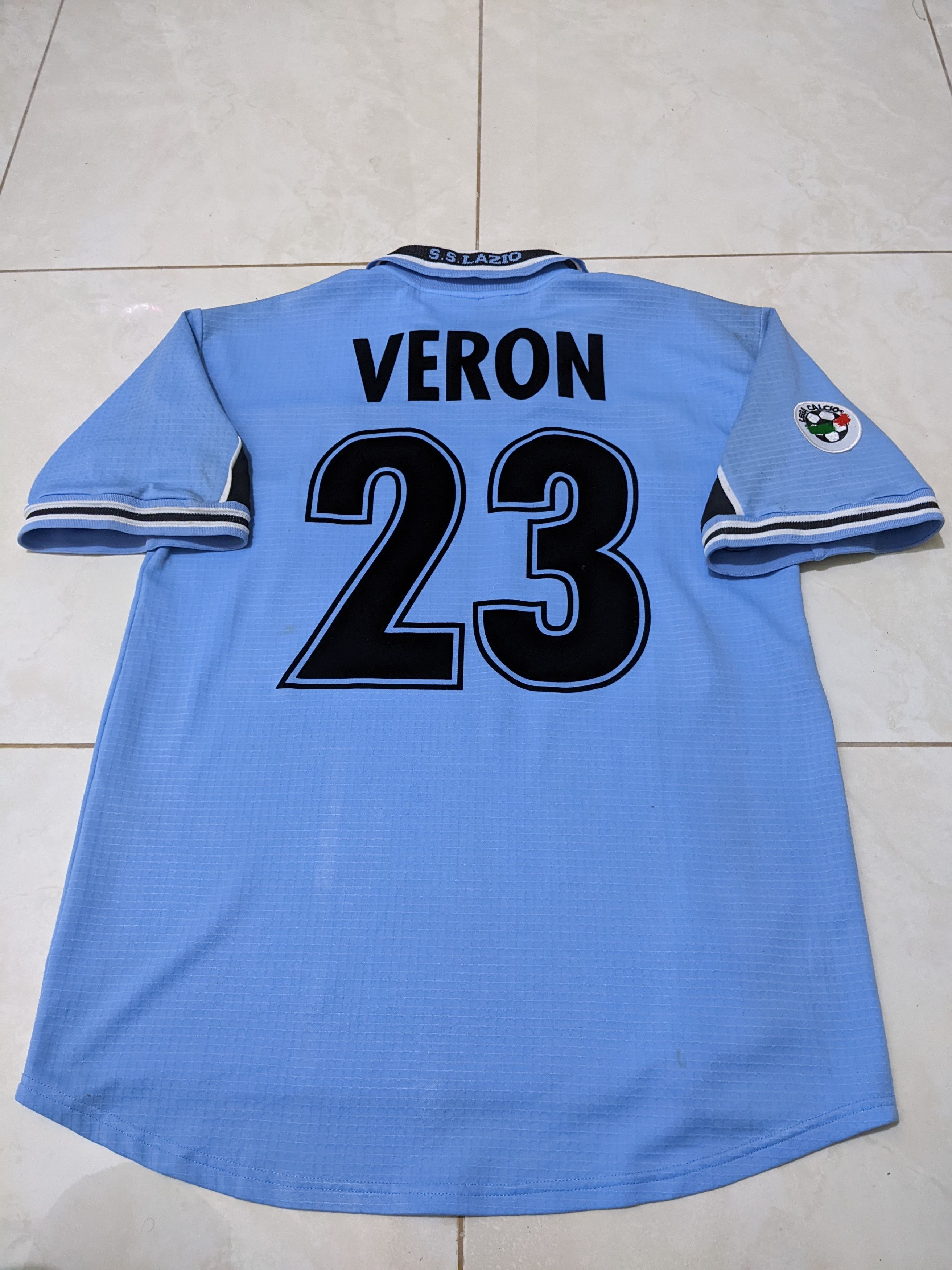 Puma Lazio 1998-99 home Sebastian Veron Jersey football shirt Size US L / EU 52-54 / 3 - 2 Thumbnail