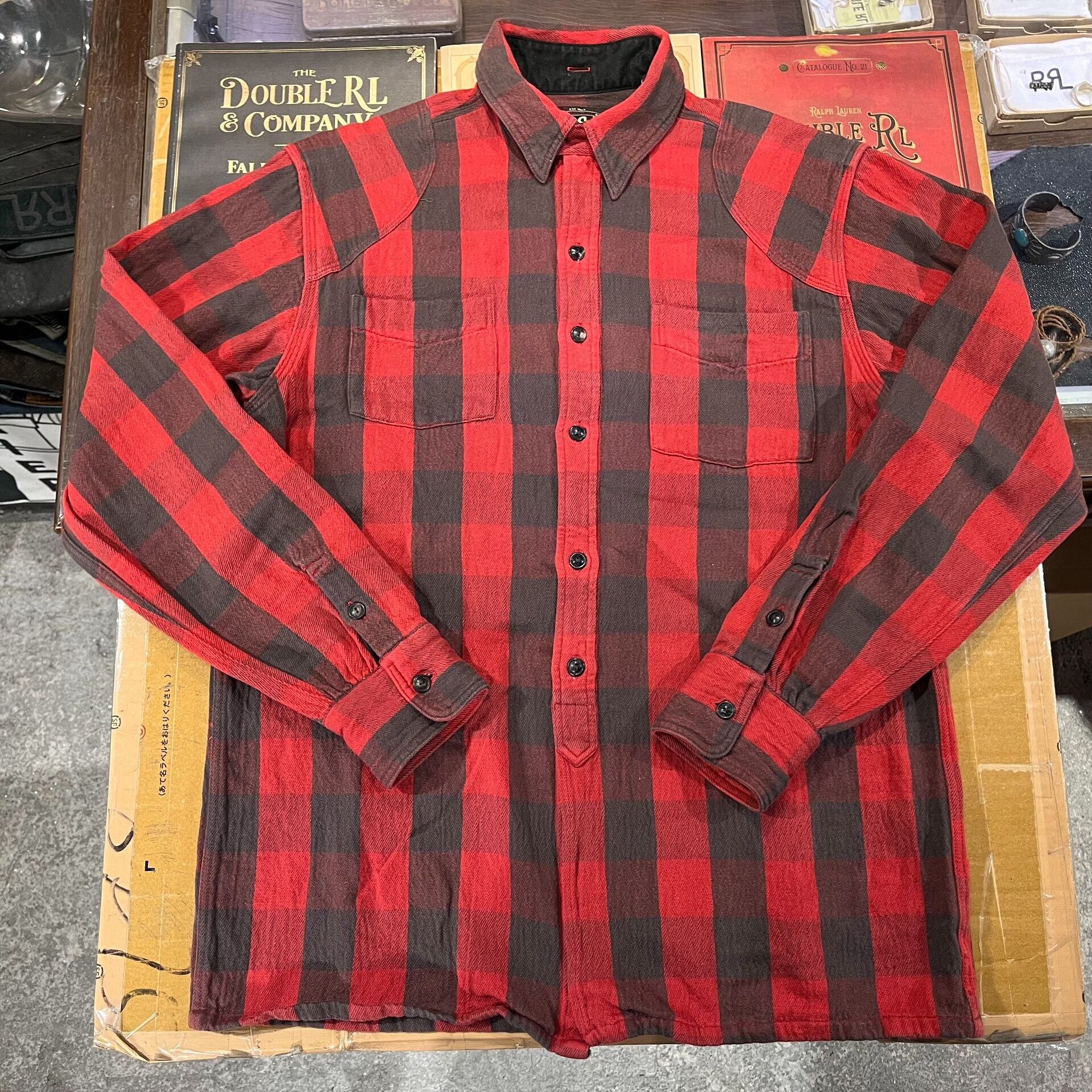 RRL Ralph Lauren RRL Double RL Plaid Shirt Size US S / EU 44-46 / 1 - 1 Thumbnail