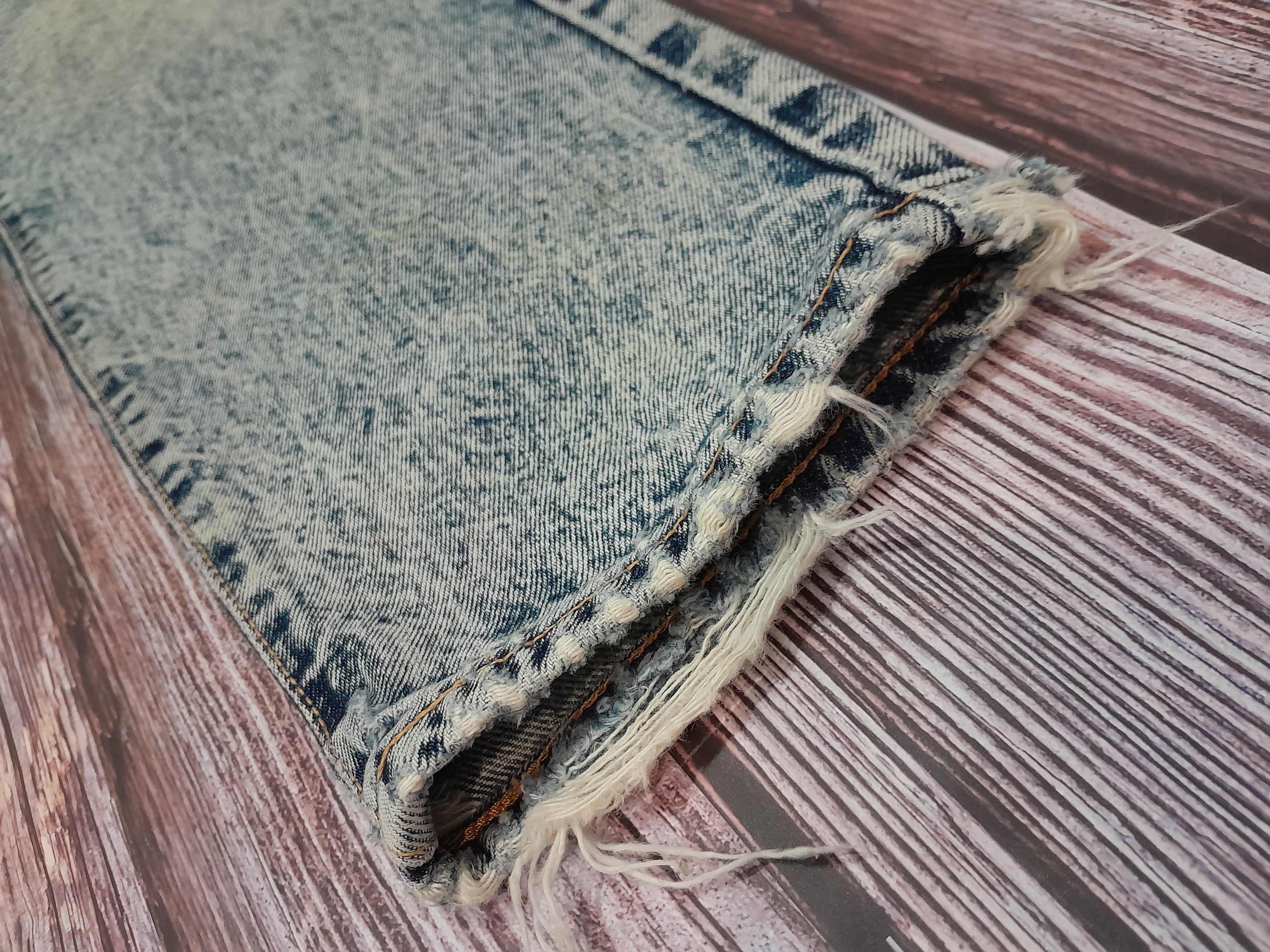 Edwin × Vintage Edwin Acid Wash Jeans Vintage Size US 31 - 3 Thumbnail