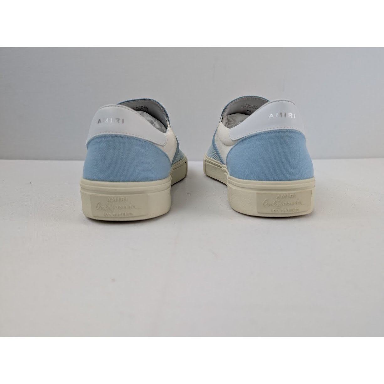 Amiri o1rshd1 Corduroy Skel Toe Slip On in Light Blue/White Size US 13 / EU 46 - 11 Thumbnail