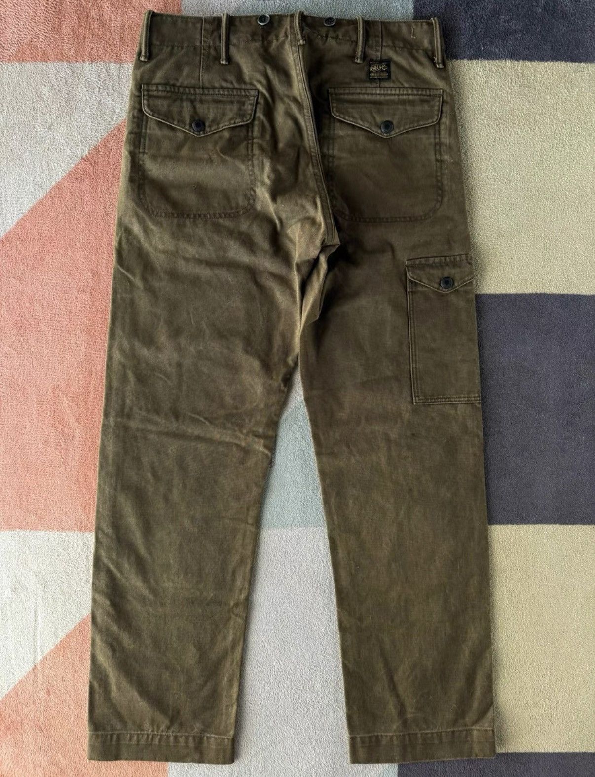 RRL Ralph Lauren RRL Ralph Lauren Double RL Canvas Work Pants K22 Size US 29 - 8 Thumbnail