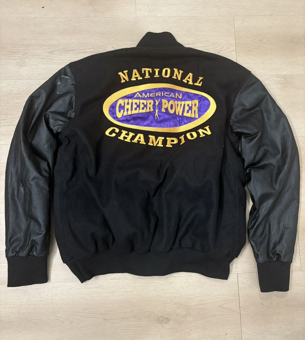 Vintage Vintage Cheer Champion Bomber Jacket Size US M / EU 48-50 / 2 - 2 Thumbnail