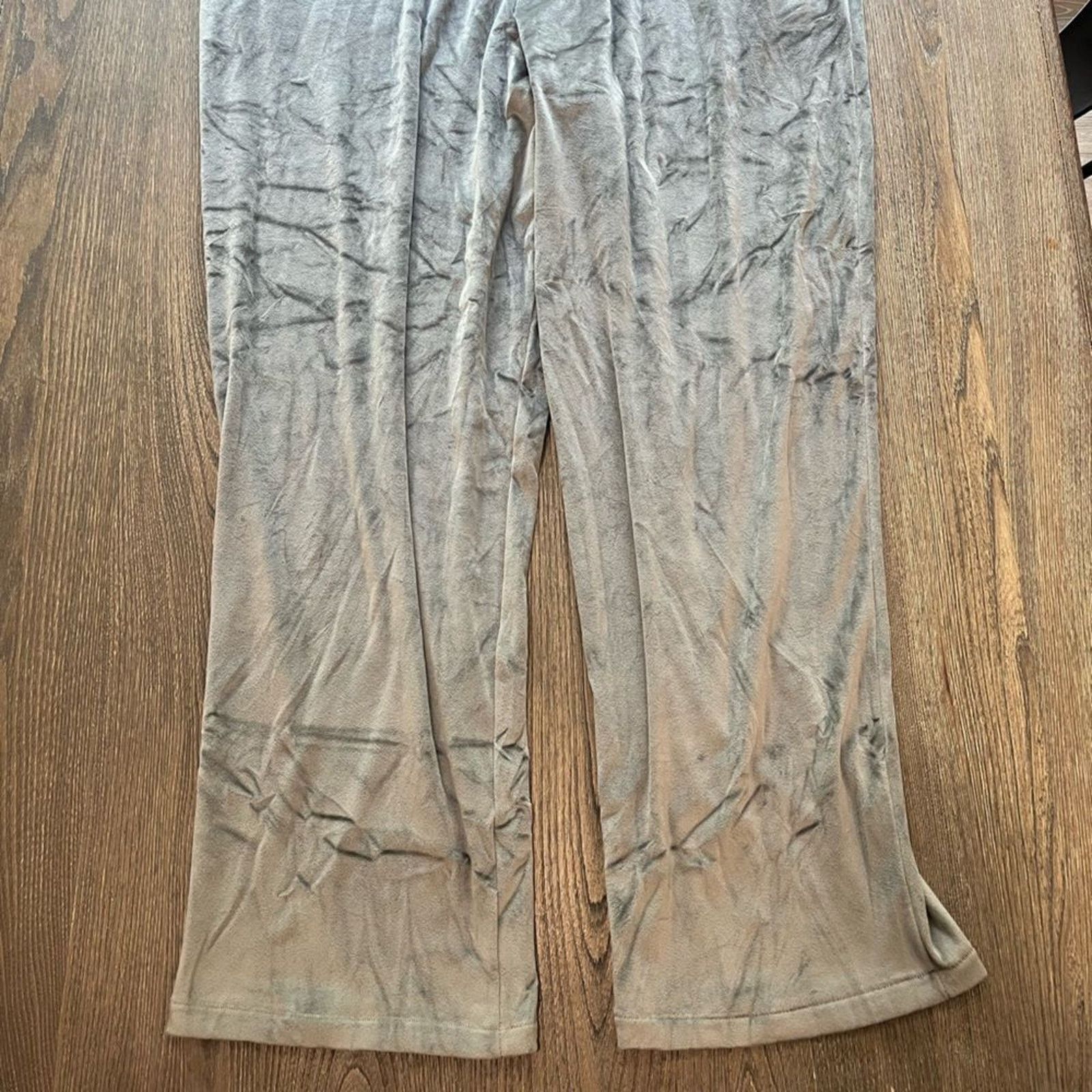 SKIMS NWT Skims Velour Track Pants Gunmetal Size 4X Size 42" / US 20 - 2 Thumbnail