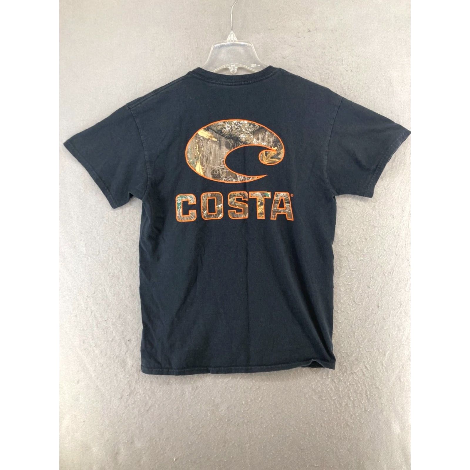 Costa Del Mar Costa Del Mar Men's Graphic Print T-Shirt Medium Black Outdoor Regular Fit Size US M / EU 48-50 / 2 - 7 Thumbnail