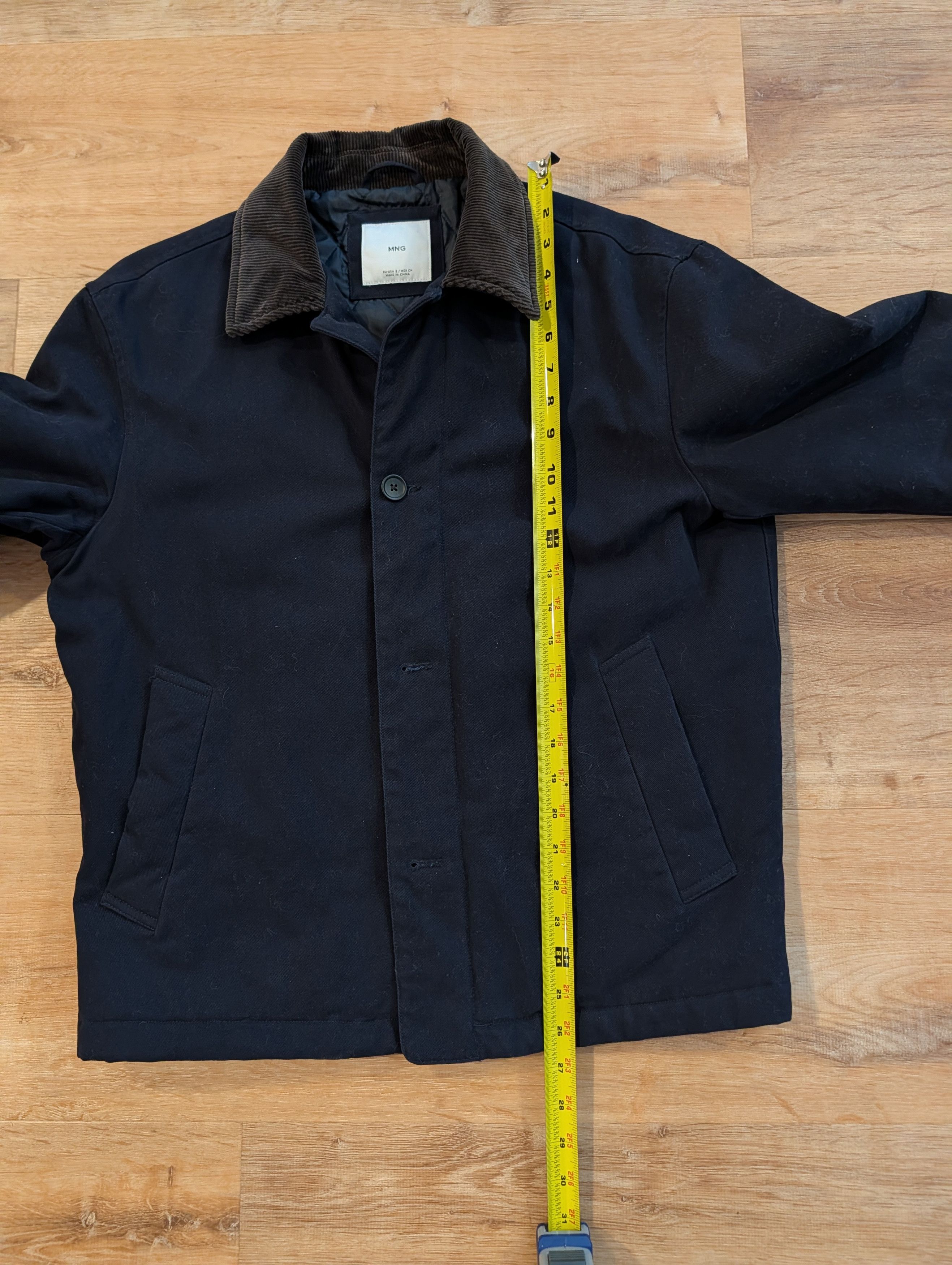 Mango MNGO Cotton Barn Jacket - NAVY Size US S / EU 44-46 / 1 - 5 Thumbnail