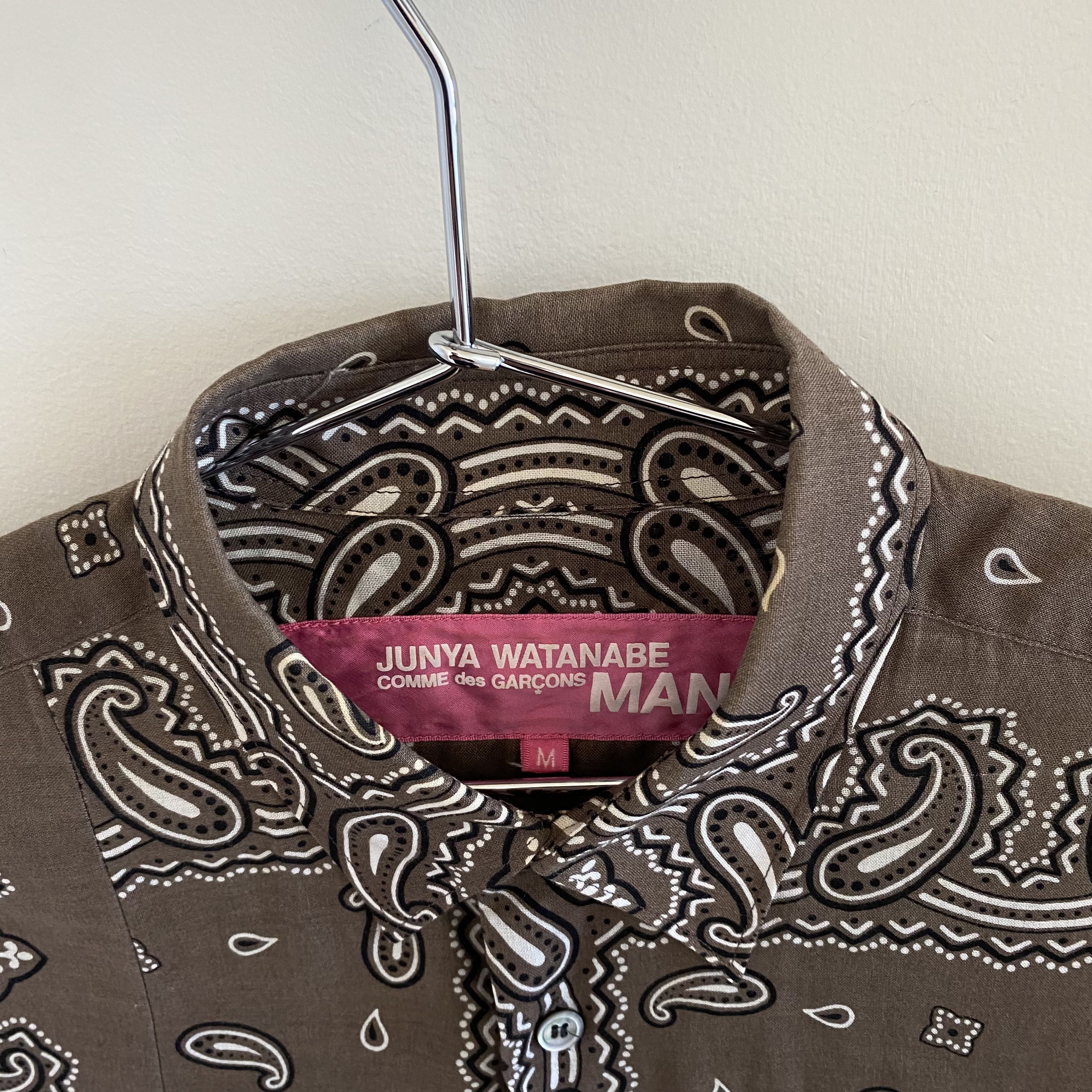 Junya Watanabe Comme des Garcons Junya Watanabe Man 2003 Paisley Shirt Size US M / EU 48-50 / 2 - 3 Thumbnail
