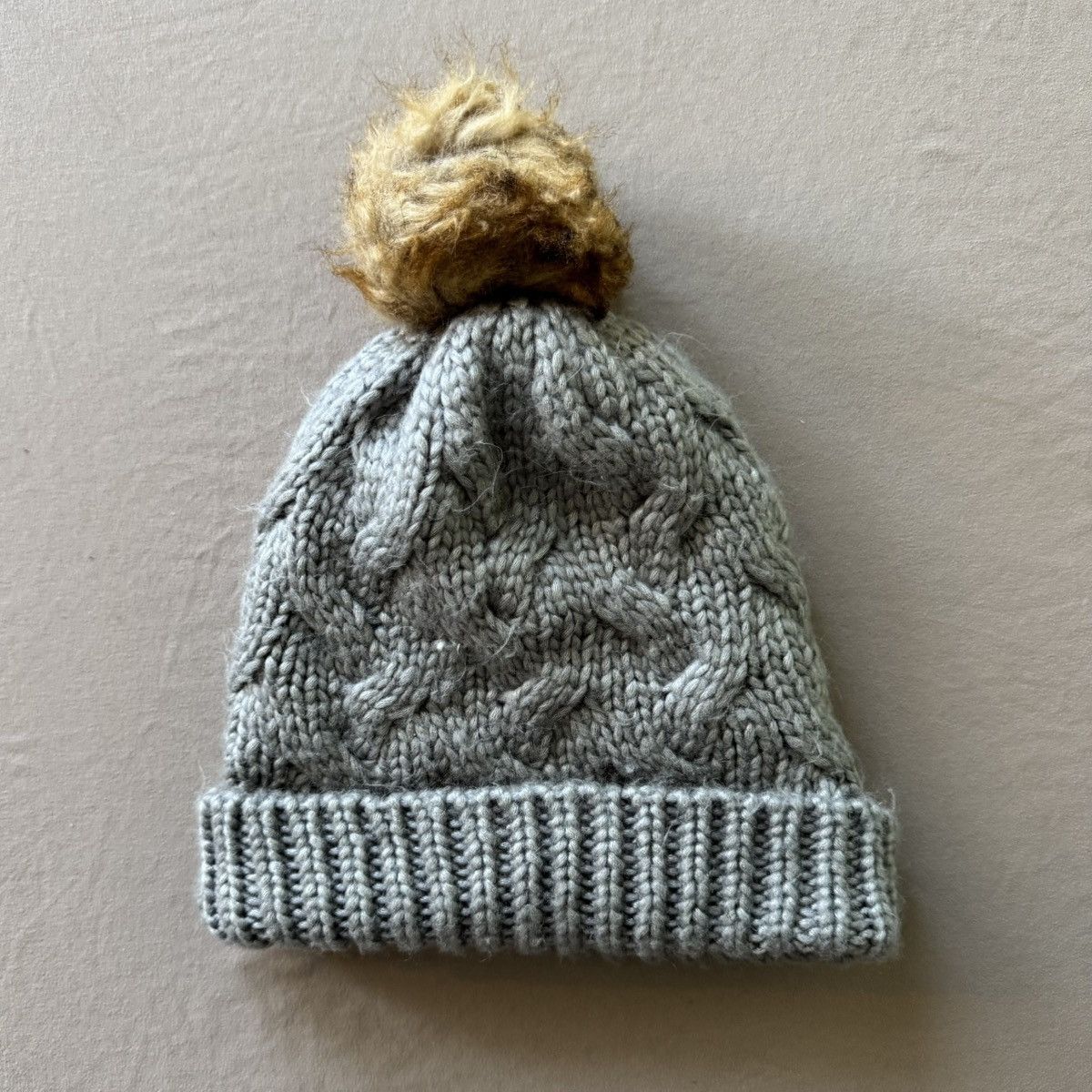 Other Turtle Fur Wave Knit Pom Beanie Size ONE SIZE - 2 Thumbnail
