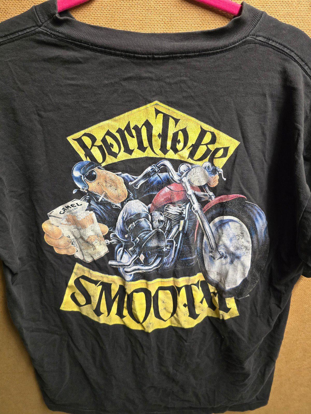 Camel Vtg 91 Camel Cigarettes Born To Be Smooth Single Stitch L Size US L / EU 52-54 / 3 - 3 Thumbnail