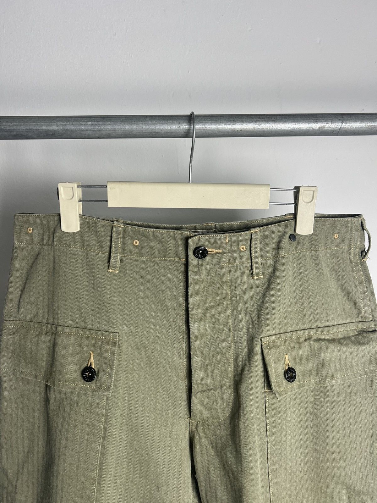 Buzz Rickson's × Toyo Enterprises × Vintage BuzzRicksons US Marine Corps HBT Shorts Size US 34 / EU 50 - 2 Thumbnail