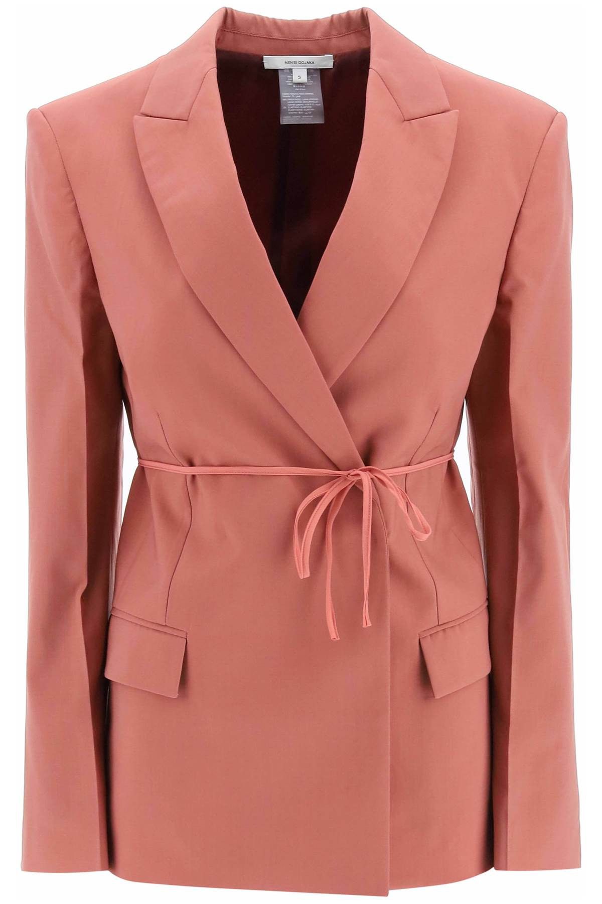 image of Nensi Dojaka Cool Virgin Wool Blazer in Autumn Glaze, Women's (Size Small)