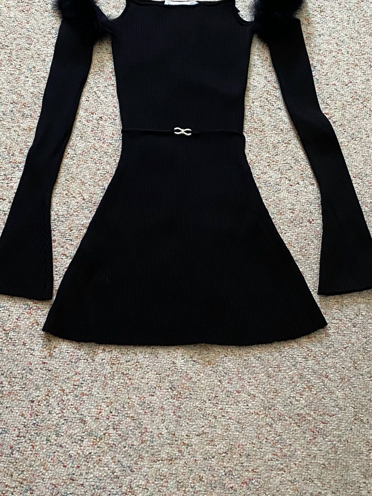 MACH & MACH MACH & MACH Feather-Embellished Minidress size XL Size XL / US 12-14 / IT 48-50 - 6 Thumbnail